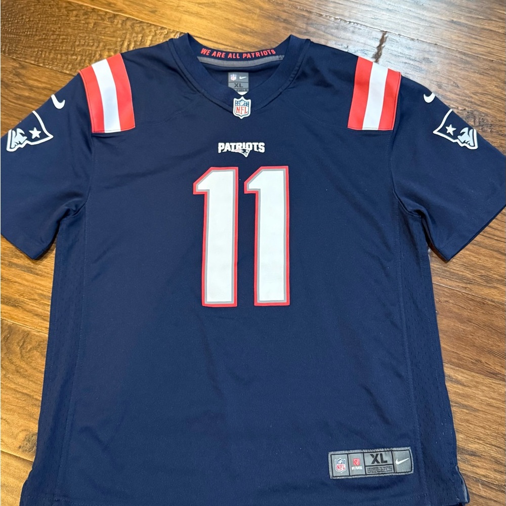 NFL Patriots Navy Blue Jersey